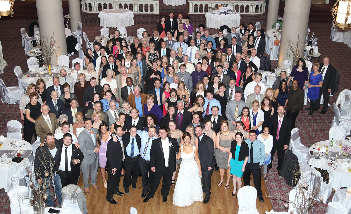 Pittsburgh wedding DJs - group photo at the Priory